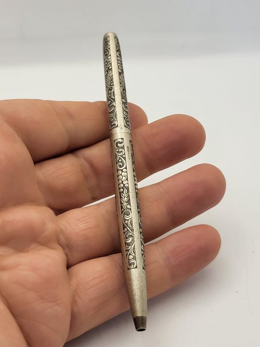 Sheaffer Imperial USA  Pix ARGINT 925 cu Gravura Struguri Frunze