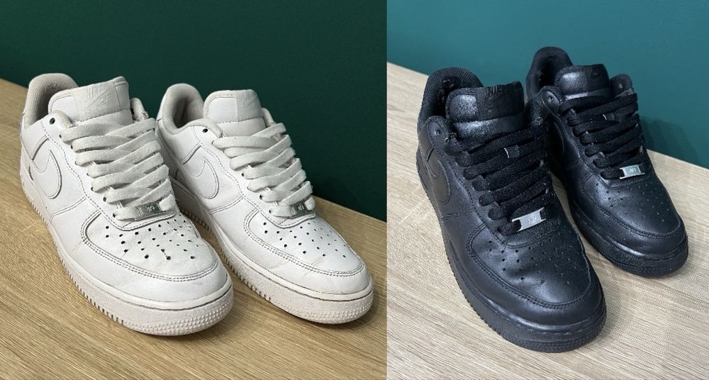 SET Nike Air Force 1 low - white / black ( 41 )