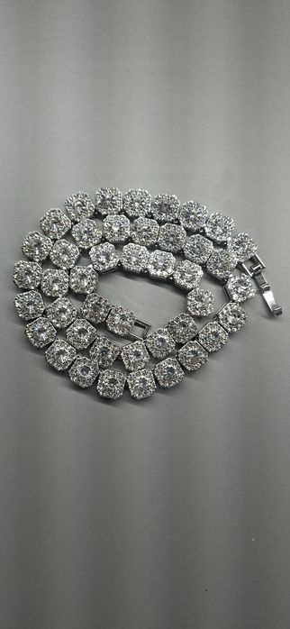 Lanț iced out tip tennis – strălucitor, model premium