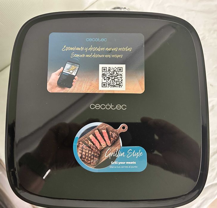 НОВ Еър фрайър Cecotec Cecofry Full Inox 5500 Pro – 5.5L, 1700W + Гаранция