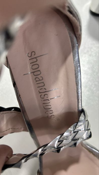 Босоножки блестящие 36р.