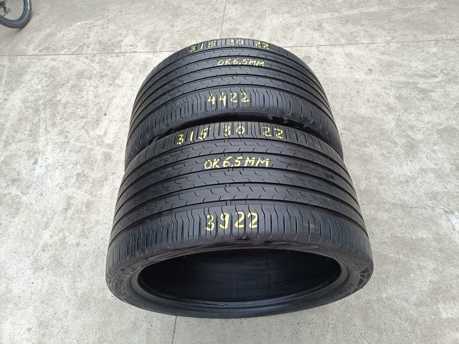 Doua anvelope de vara 315 30 22 continental ecocontact 6 dot 2022