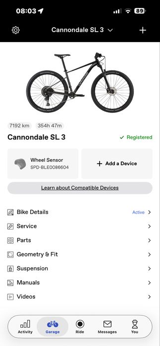 MTB Cannondale Black