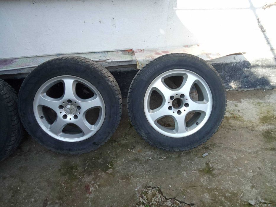 Джанти с зимни гуми - 225/55 16 за Мерцедес W210, W211