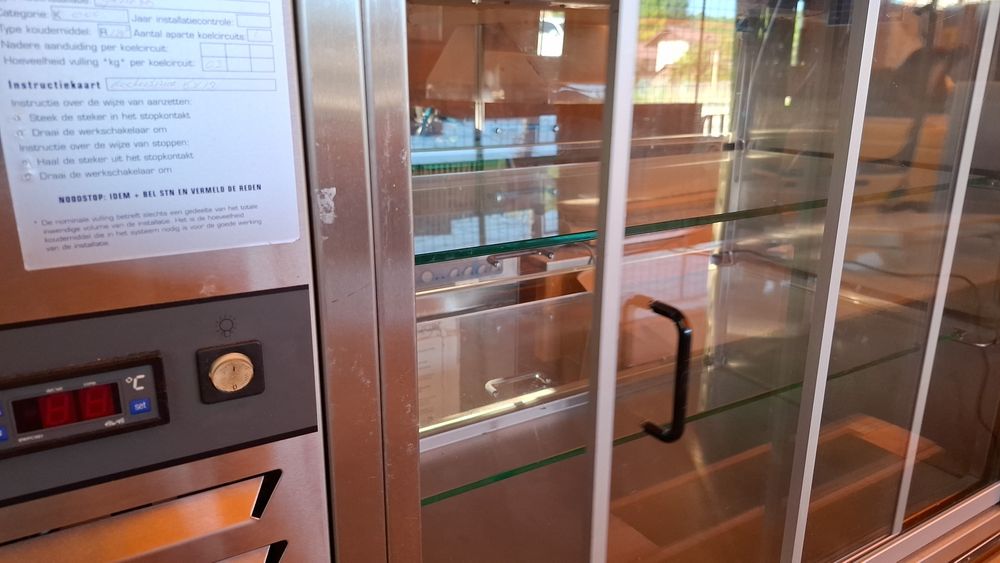 Vitrina rece  inox