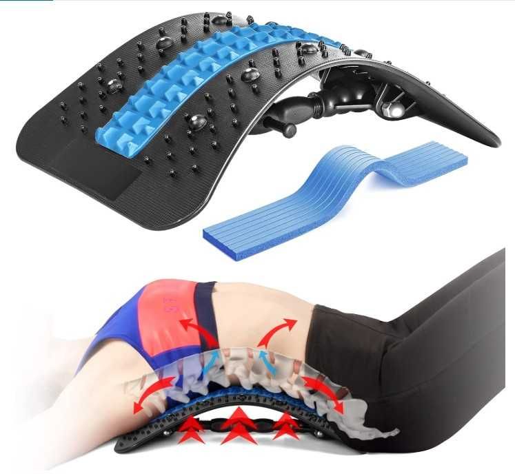 Комплект от принадлежности за разтягане, изправяне и масаж (за хора ра