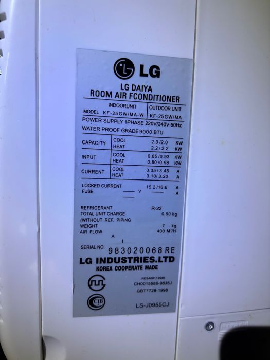 Кондиционер LG...