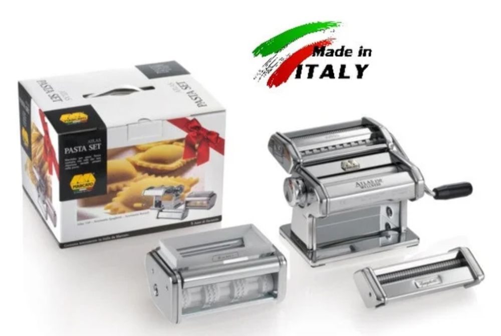Лапшарезка-тесторакатка+пельменница Marcato Pasta Set Made in Italy