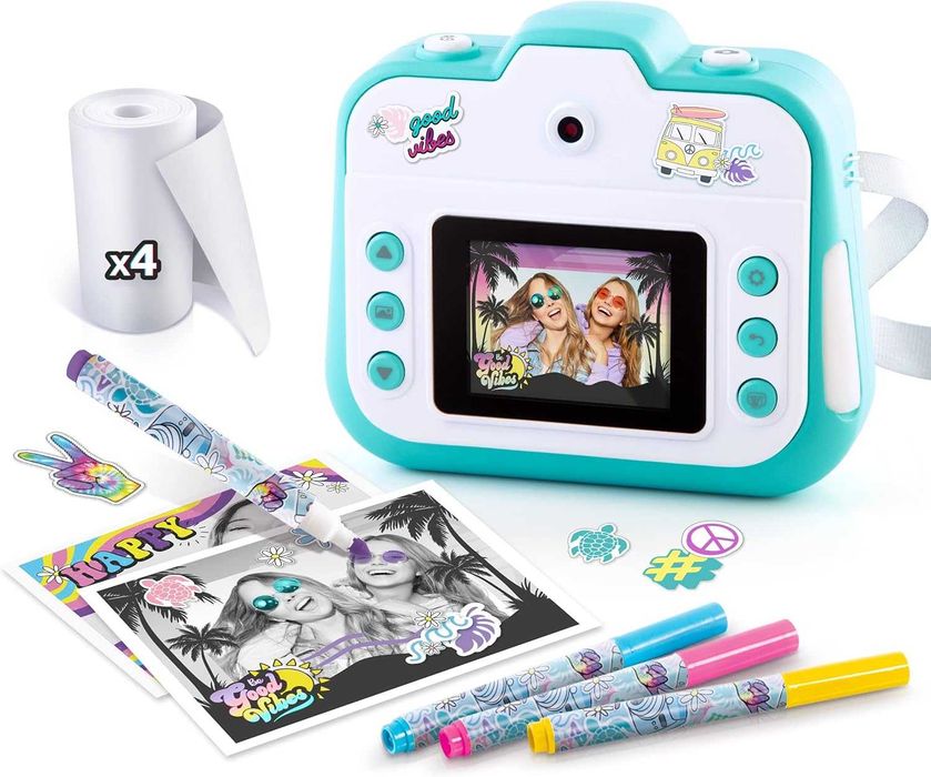Canal Toys Photo Creator камера за моментално печатане – снимки, селфита и видео – термохартия за 250 снимки – LCD екран. 8+