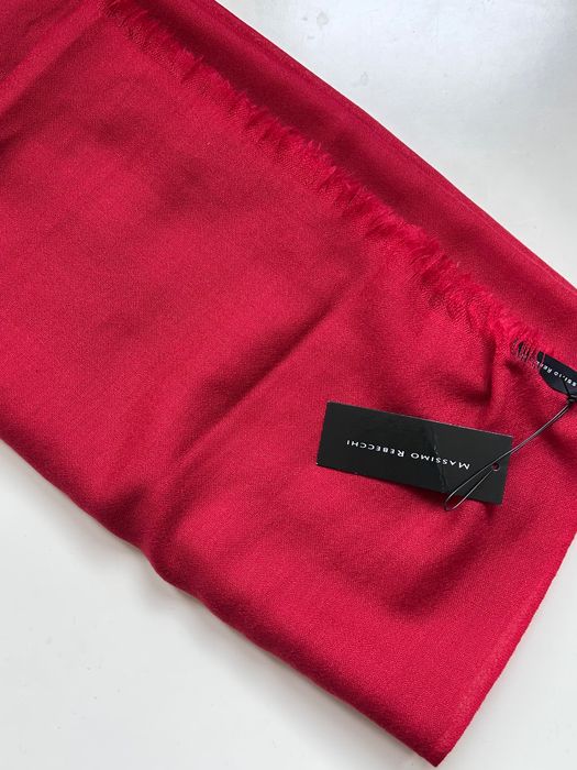 Нов разкошен шал Massimo Rebecchi в наситен малиново червен цвят