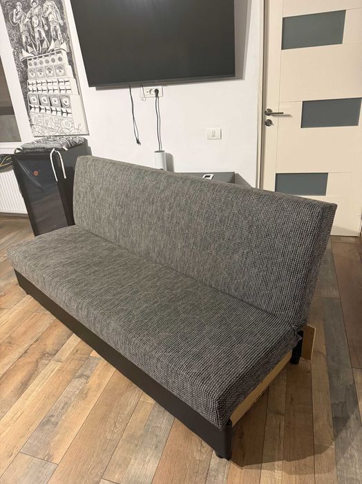 Canapea extensibila, cu lada depozitare, dimensiune 220 cm