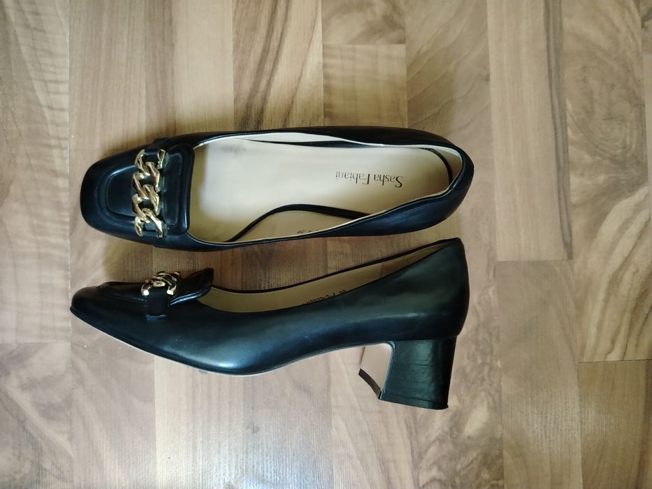 Туфли кожаные брендовые, 3 пары., р-ры 36,5 и 38-39