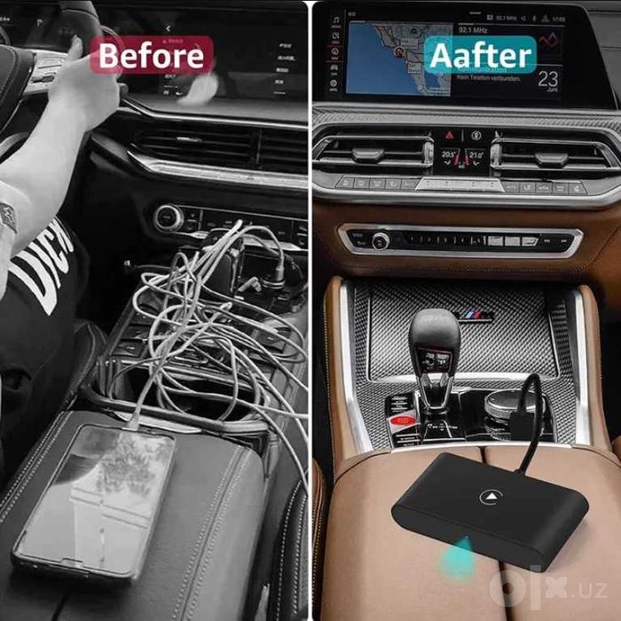 Беспроводной адаптер для Android Auto и CarPlay