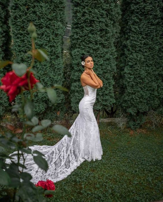 Rochie de mireasă Natalia Vasiliev – Alb – Mărime S