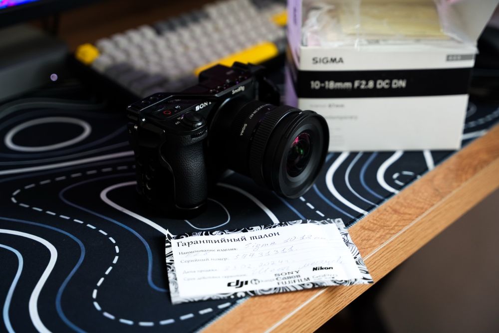 SIGMA 10-18MM, F2.8 sony e