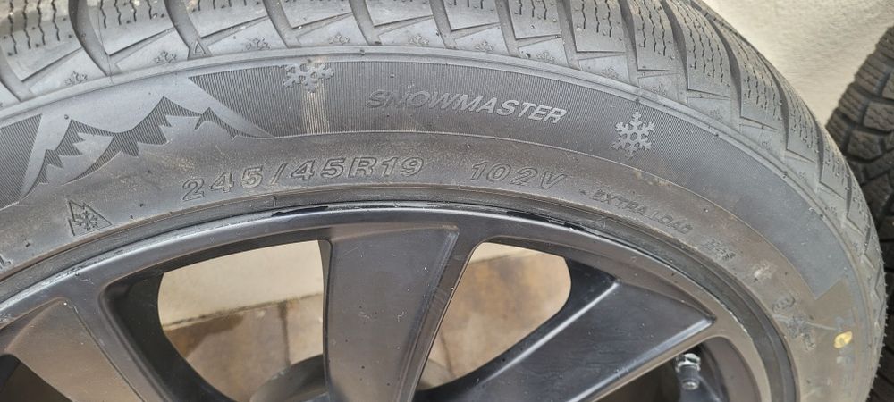 Jante 19  Tesla Model S cu cauciucuri iarna