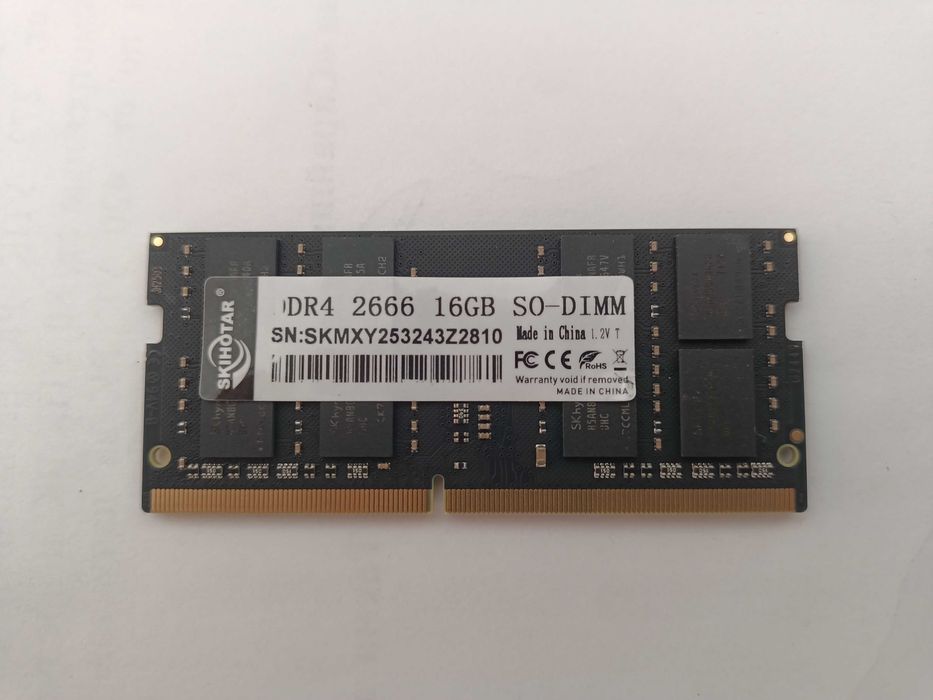 Продам ОЗУ для ноутбука или моноблока "SKIHOTAR" 16Гб, DDR4.