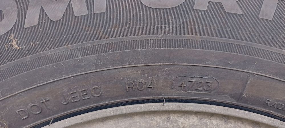Set jante aliaj+cauciucuri de vara Dot 2023(225/70R16)