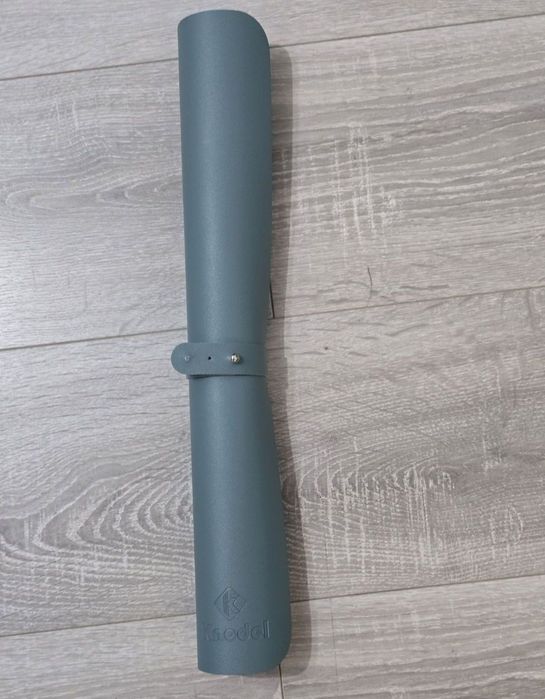 Pad birou 90x43cm, impermeabil, față dublă Bleu/Argintiu
