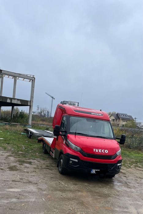 Auto Platformă Iveco 3,5 cu remorcă Gala de 850 , Euro 6