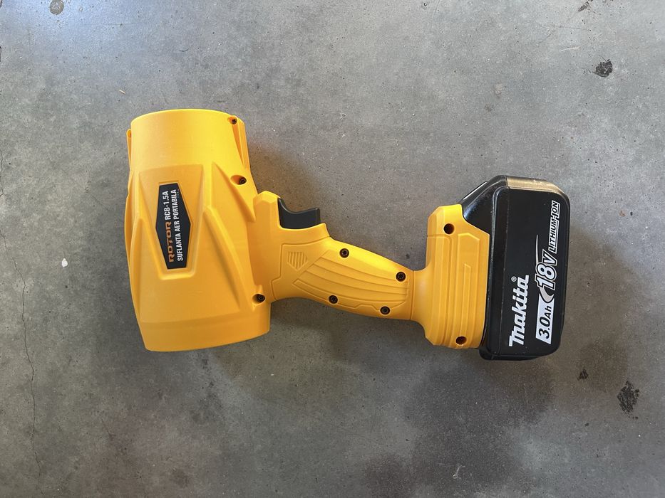 Rotor suflanta aer baterie- compatibila cu acumulator Makita 18 volti