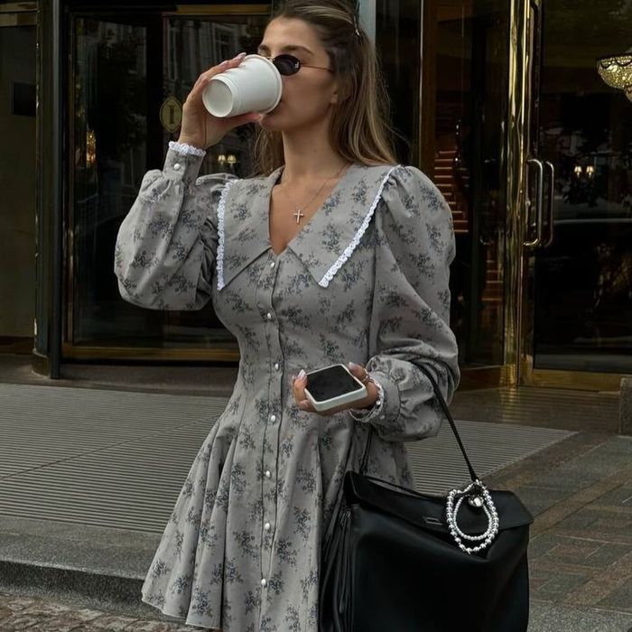 Платье в длине мини