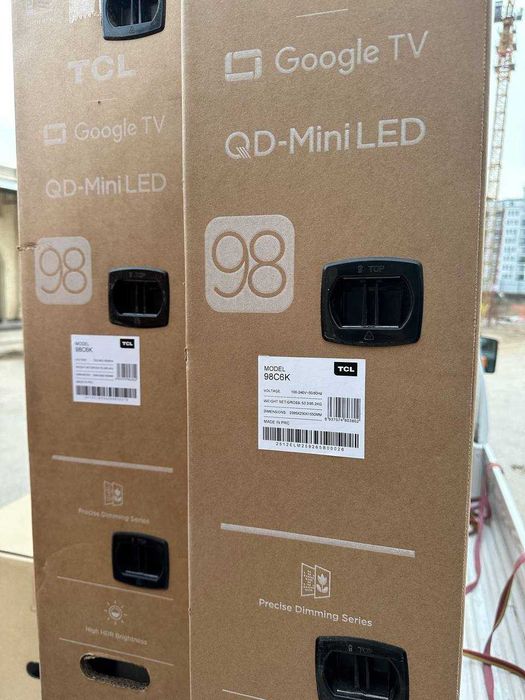 Телевизор TCL 98 Mini-Led 144Hz SmartTv самый низкий цена + кронштейн