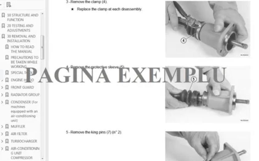 Manuale Service CASE SR210 SR240 SR220 SR250 TV380 Mini IncarcatoR