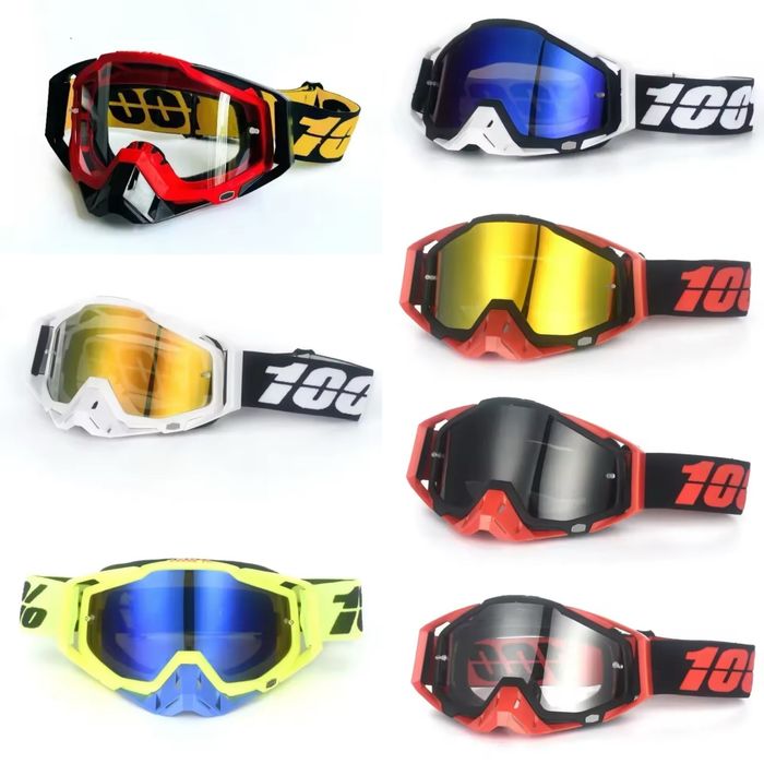 Мотокрос очила 100% и бонета