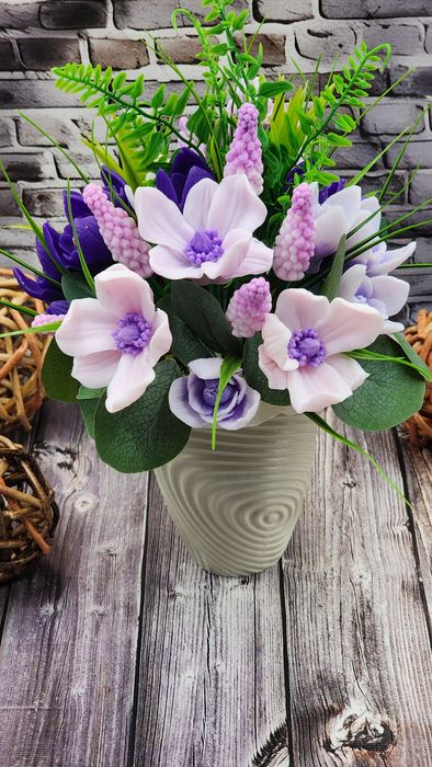 Мыльные букеты ручной работы