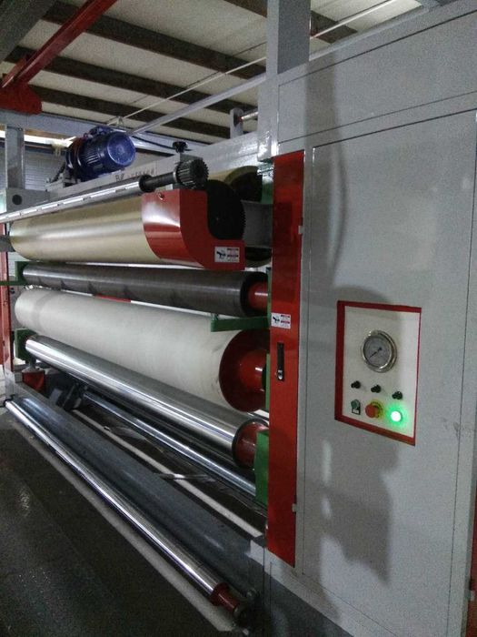 Kalander termopress + embossing uskunasi 2in1 4D effekt