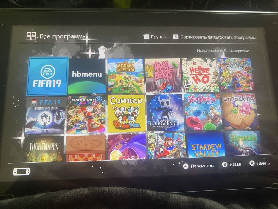 Прошитая Nintendo switch V1 (чип)