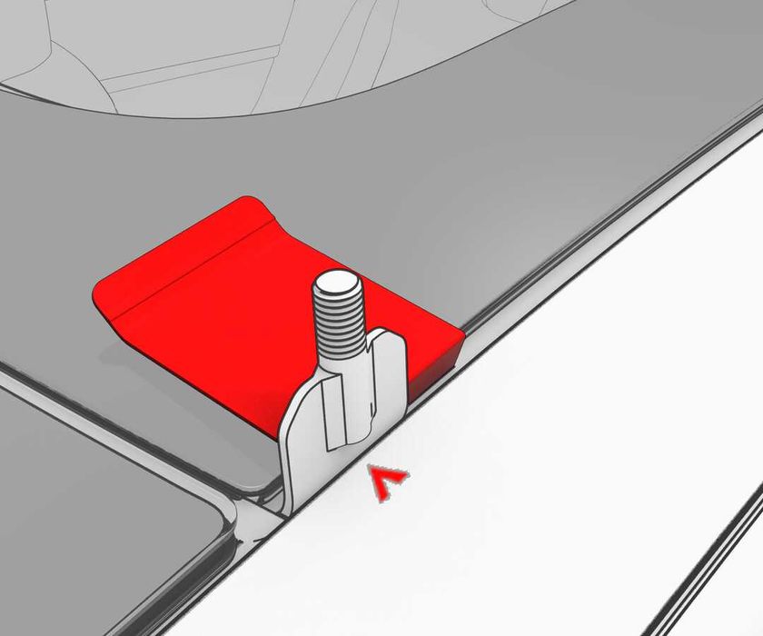 Напречни греди за покрив за TESLA Model Y 2020 -