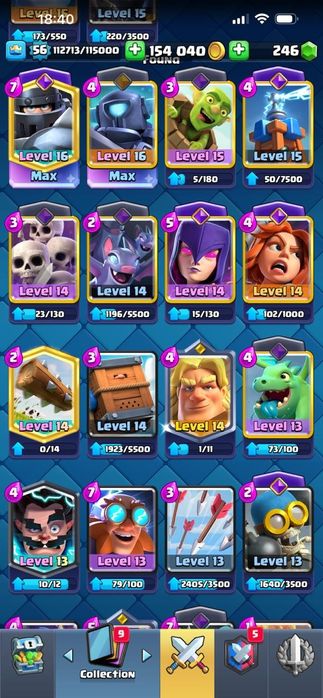 Акаунт в клеш рояль донатом внутри