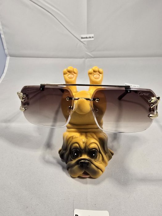 Set Ochelari de soare Cartier, Gold Frame, 8809, Made in Italy
