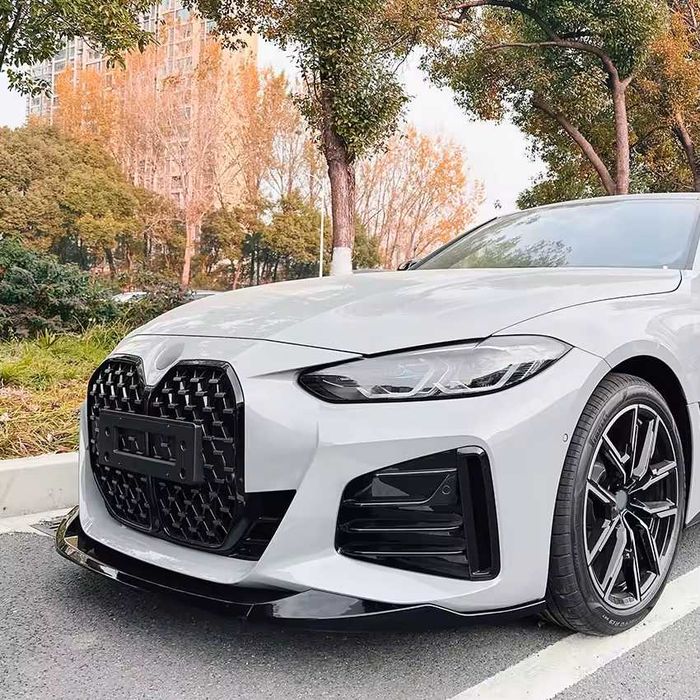 Prelungire Lip Bara Fata M BMW Seria 4 G24 G26 Gran-Coupe Negru Lucios