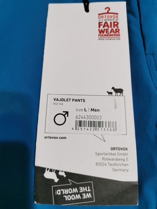 Pantaloni noi Ortovox Vajolet L bărbați, outdoor