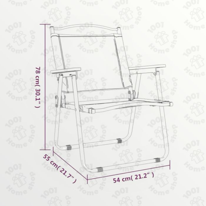 Къмпинг сгъваем стол Оксфорд