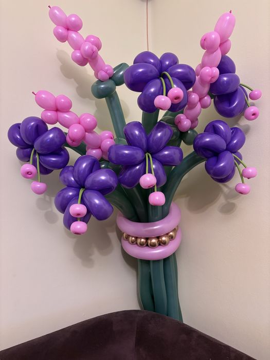 Цветя от балони.    .