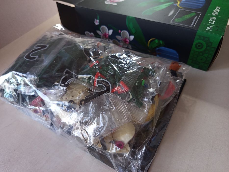 Лего цветок орхидея