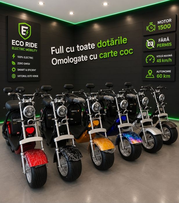 Scuter electric/Scooter Harley pentru adulti