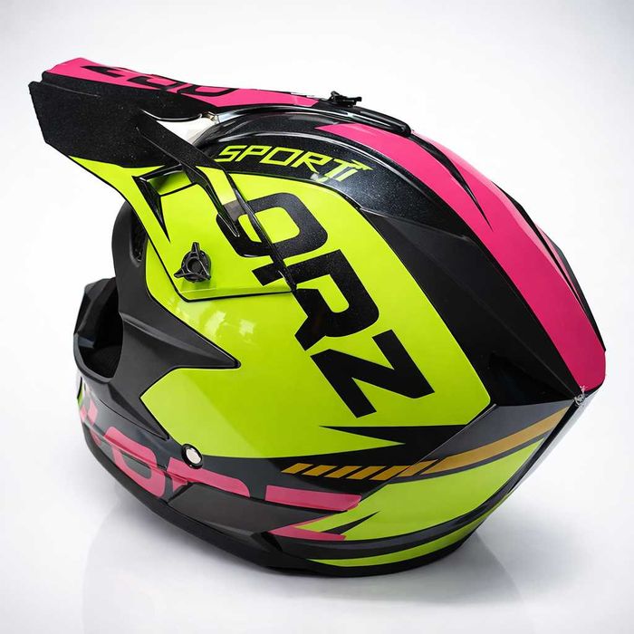 Кросова каска ORZ Sport, Full Face, DOT Сертификат, Размер: S; XL;