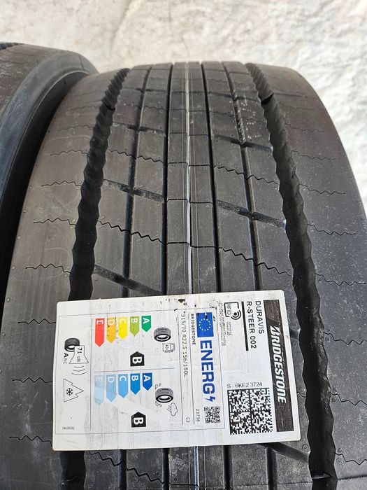 2 Нови предни гуми 315/70 R22.5 Bridgestone Duravis R-Steer002 DOT3724