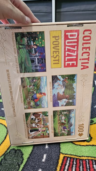 Puzzle 100 piese - pt 5 ani + - 5 povesti
