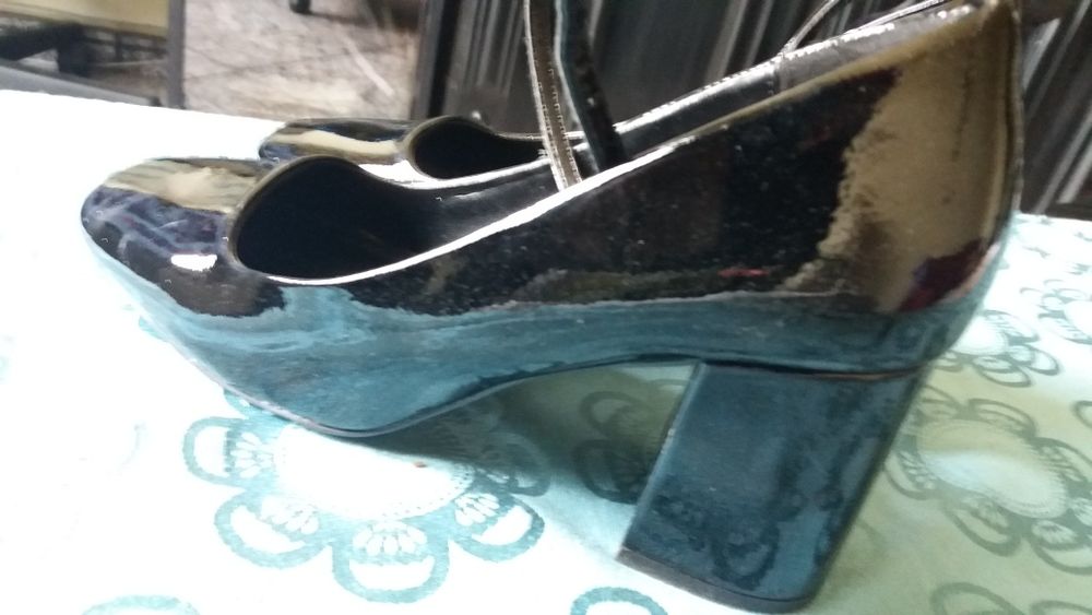 Нови 37н на стабилен ток- лачени дамски обувки