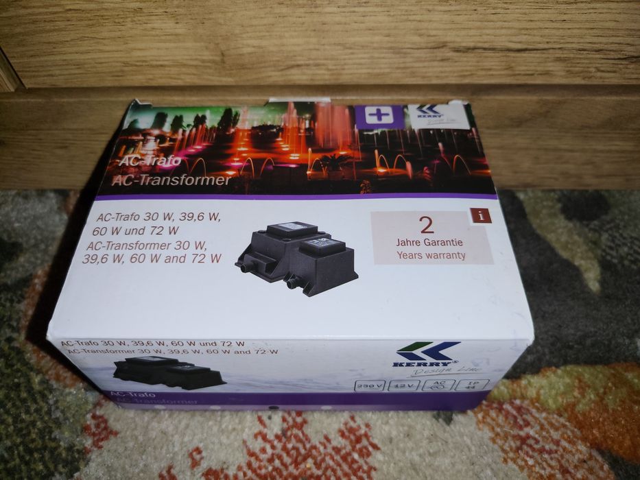 KERRY transformator 12V 60W, sigilat