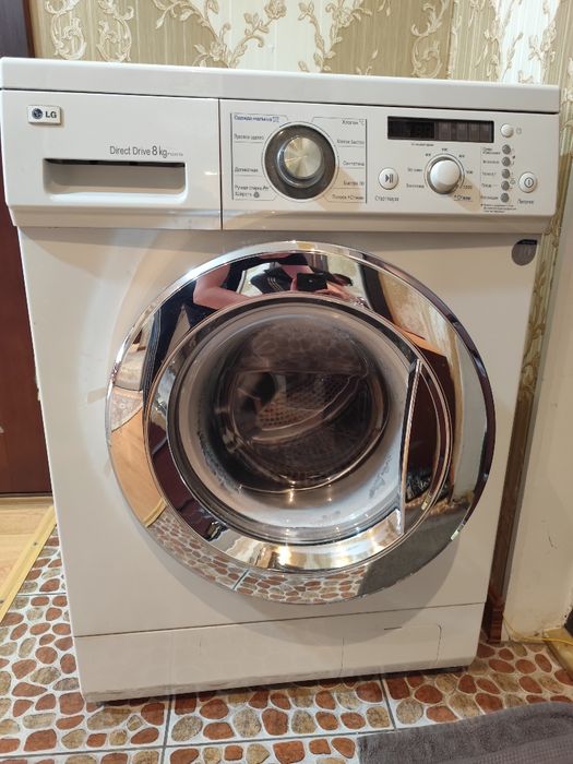 Продам стиральную машину LG F1221TD (Direct Drive, 8 кг)