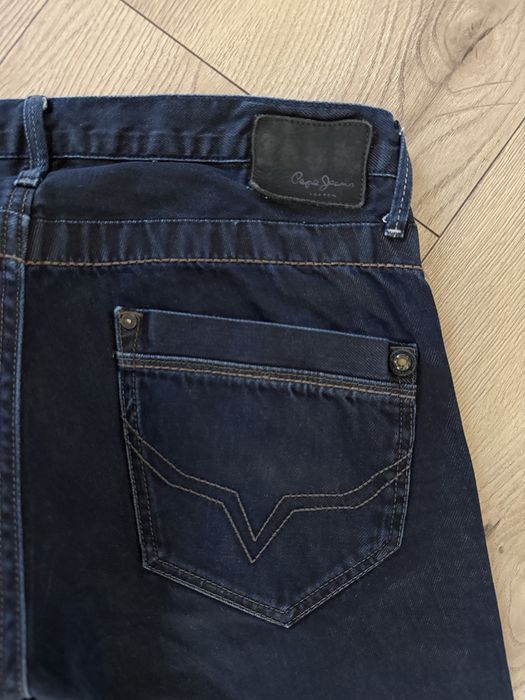 Blugi PEPE JEANS Albastru Inchis Barbati | Marime 34 x 34 (Talie 88 cm)