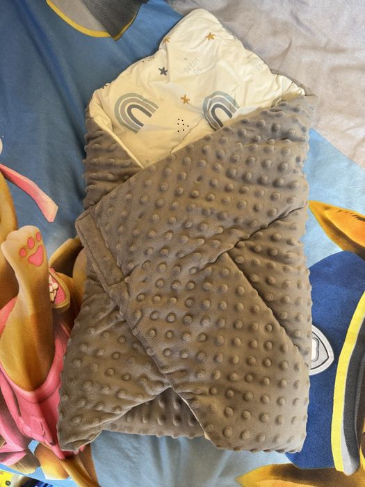 Порт бебе - BUBABA Одеяло и чувалче 2в1 GREY