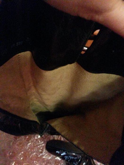 Дамски Ботуши Естествен лак, черни 37, Германия, РАЗПРОДАЖБА